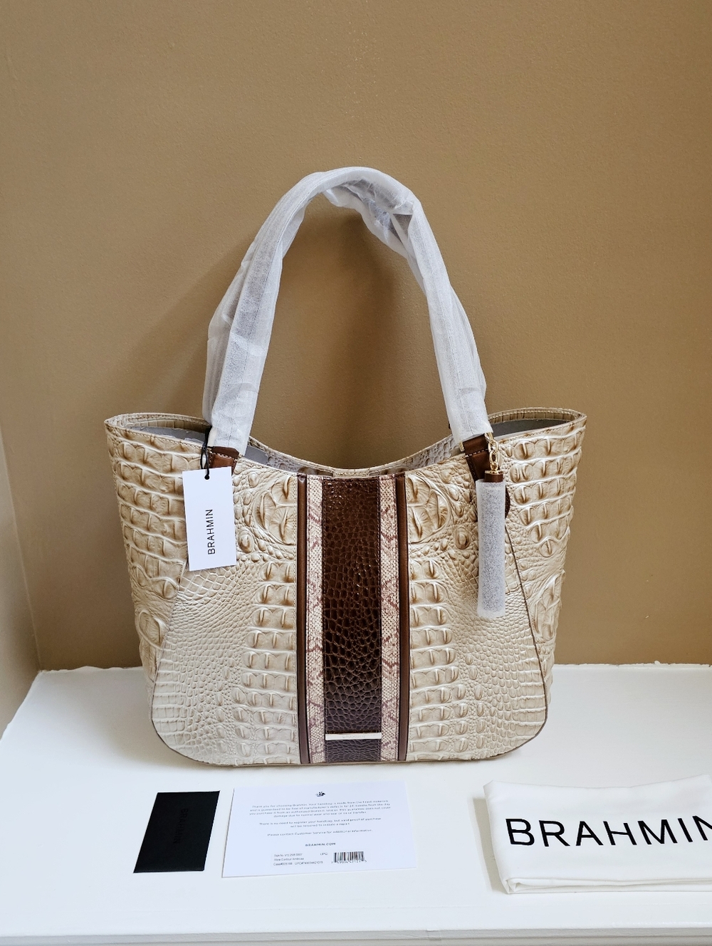 NWT Brahmin CONTOUR AMBROSE  Aliza